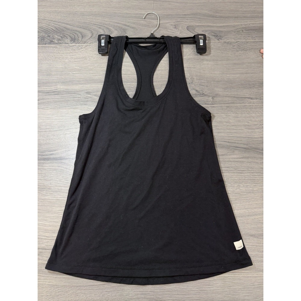 Vuori Women's Lux Performance Racerback Tank Top Heather Black Size S/M? Gym
